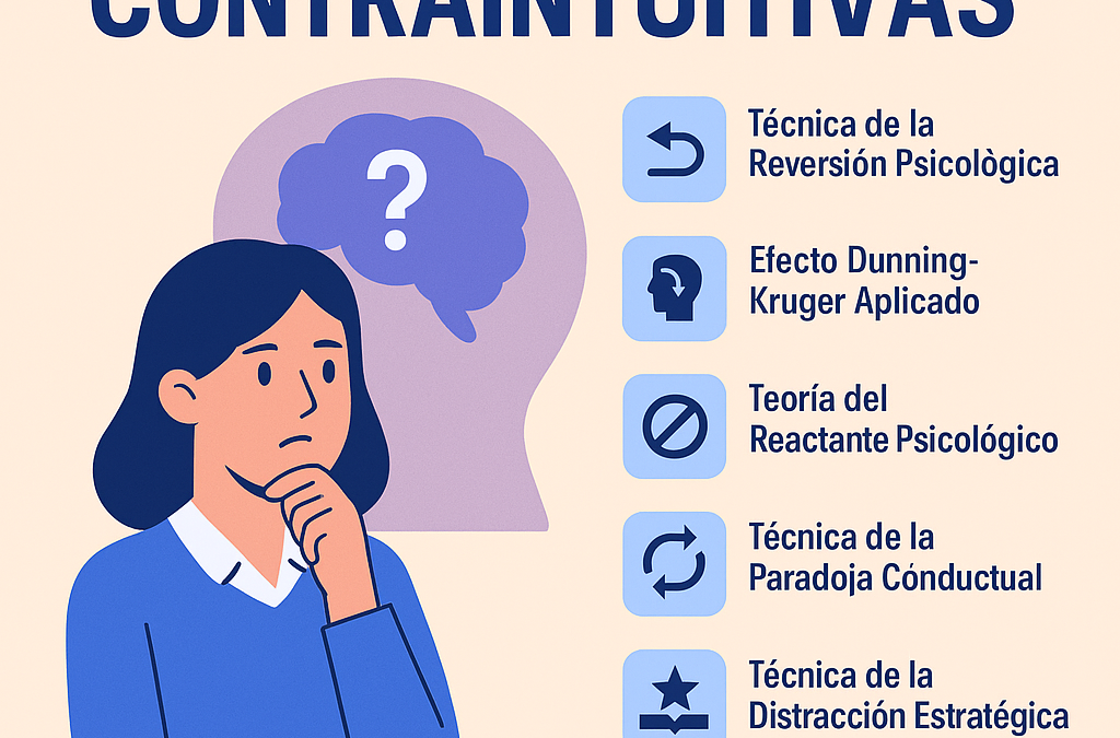 Técnicas Psicológicas Contraintuitivas: Lo Que Parece Raro y Sí Funciona
